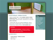Tablet Screenshot of podlahy-podzimek.cz